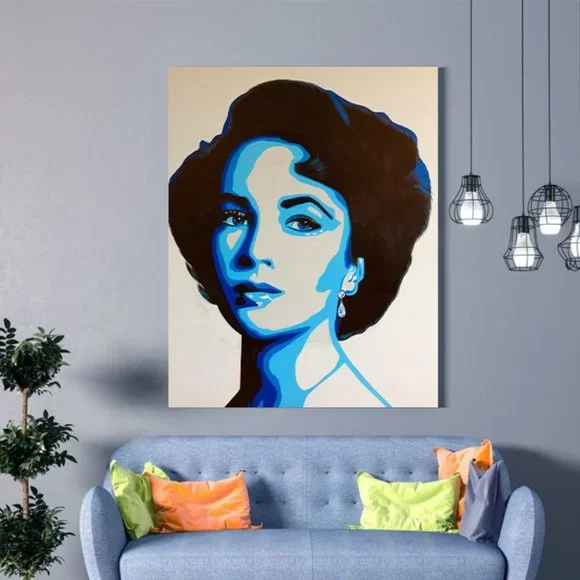 Elizabeth Taylor Painting